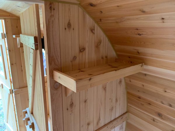 Hand made shelf.